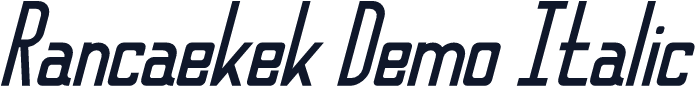 Rancaekek Demo Italic