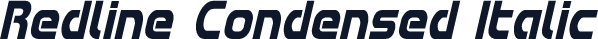 Redline Condensed Italic