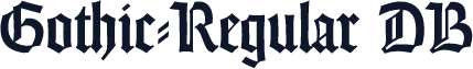 Gothic-Regular DB