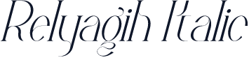 Relyagih Italic