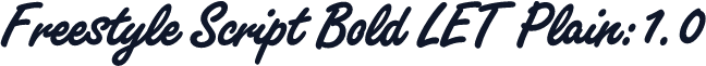 Freestyle Script Bold LET Plain:1.0