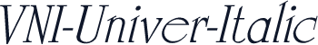 VNI-Univer-Italic