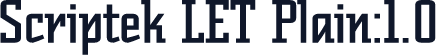 Scriptek LET Plain:1.0