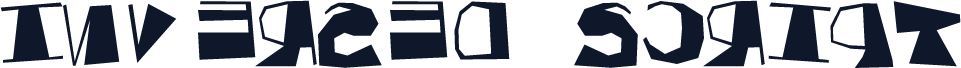 Inversed Script