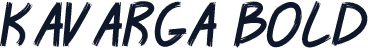 KAVARGA Bold