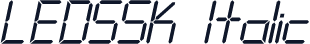 LEDSSK Italic