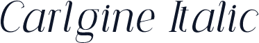 Carlgine Italic