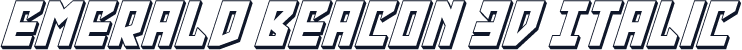 Emerald Beacon 3D Italic