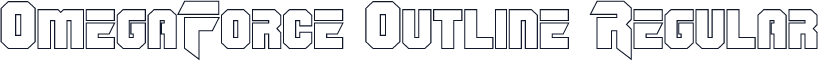 OmegaForce Outline Regular