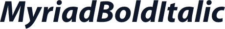 MyriadBoldItalic