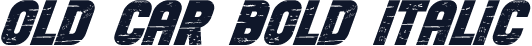 Old Car Bold Italic