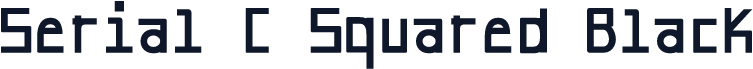 Serial C Squared Black
