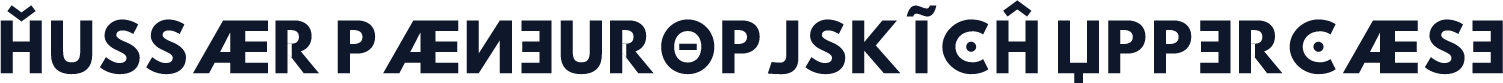 Hussar Paneuropjskich Uppercase