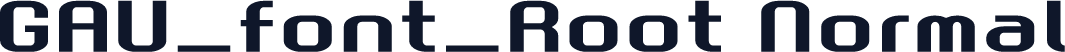 GAU_font_Root Normal