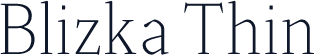 Blizka Thin