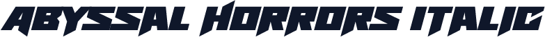 Abyssal Horrors Italic