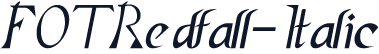 FOTRedfall-Italic