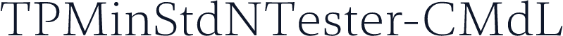 TPMinStdNTester-CMdL