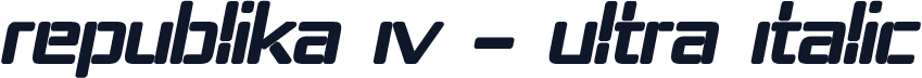 Republika IV - Ultra Italic