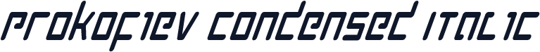 Prokofiev Condensed Italic