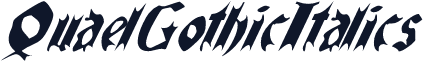 QuaelGothicItalics