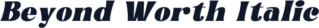 Beyond Worth Italic