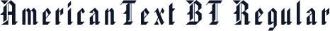 AmericanText BT Regular