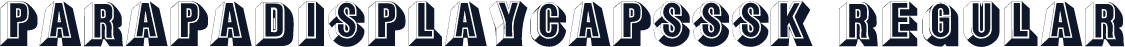 ParapaDisplayCapsSSK Regular
