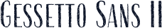 Gessetto Sans II