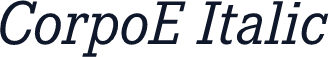 CorpoE Italic