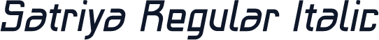 Satriya Regular Italic