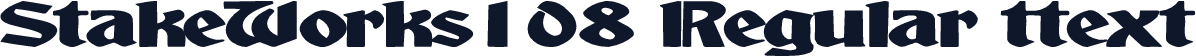 StakeWorks108 Regular ttext