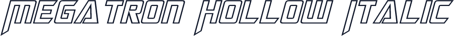 Megatron Hollow Italic