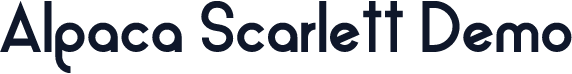 Alpaca Scarlett Demo