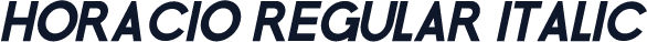 Horacio Regular Italic
