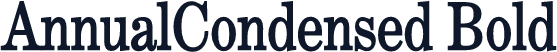 AnnualCondensed Bold