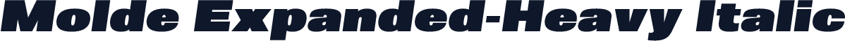 Molde Expanded-Heavy Italic