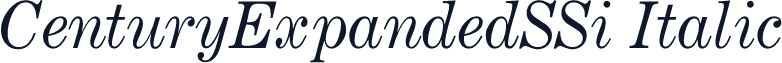 CenturyExpandedSSi Italic