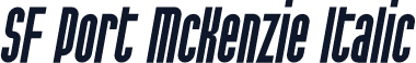SF Port McKenzie Italic