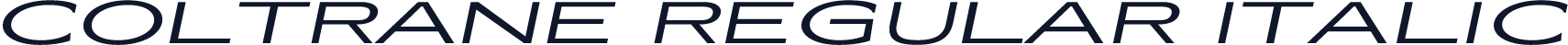 Coltrane Regular Italic