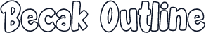 Becak Outline