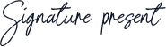 Signature present