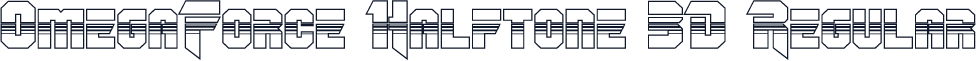 OmegaForce Halftone 3D Regular