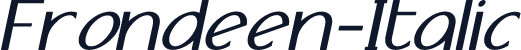 Frondeen-Italic