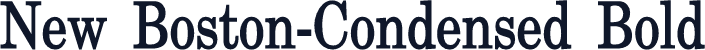 New Boston-Condensed Bold