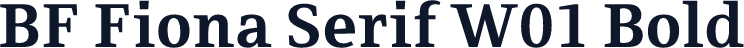 BF Fiona Serif W01 Bold