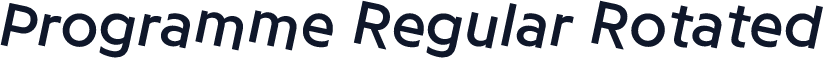 Programme Regular Rotated