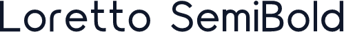 Loretto SemiBold