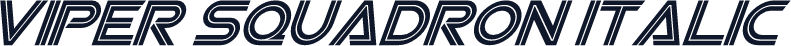 Viper Squadron Italic
