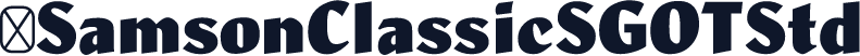 ☞SamsonClassicSGOTStd